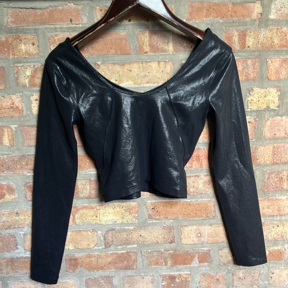 lululemon athletica Align Long Sleeve Shirt Shine Radiate Foil Print - Picture 3 of 15